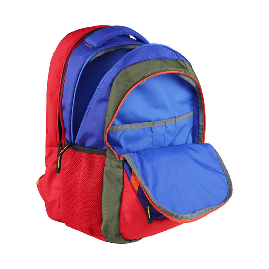 Mike Fabia Backpack - Royal Blue & Olive Green