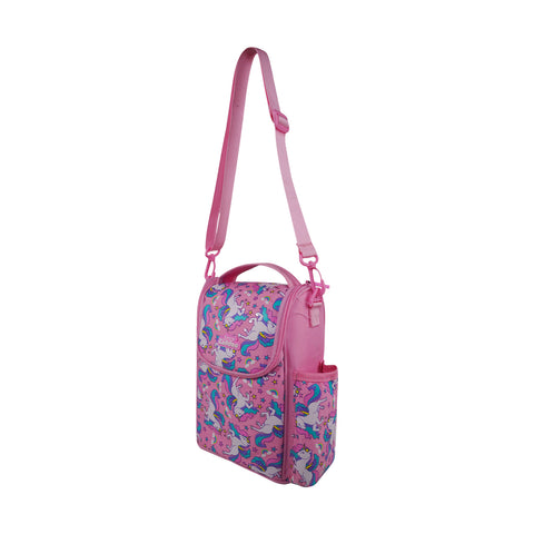 Image of Sky Unicorn Strap Lunch Bag V3 | Lunch Bag for Kids | Durable, Spacious & Trendy Pink