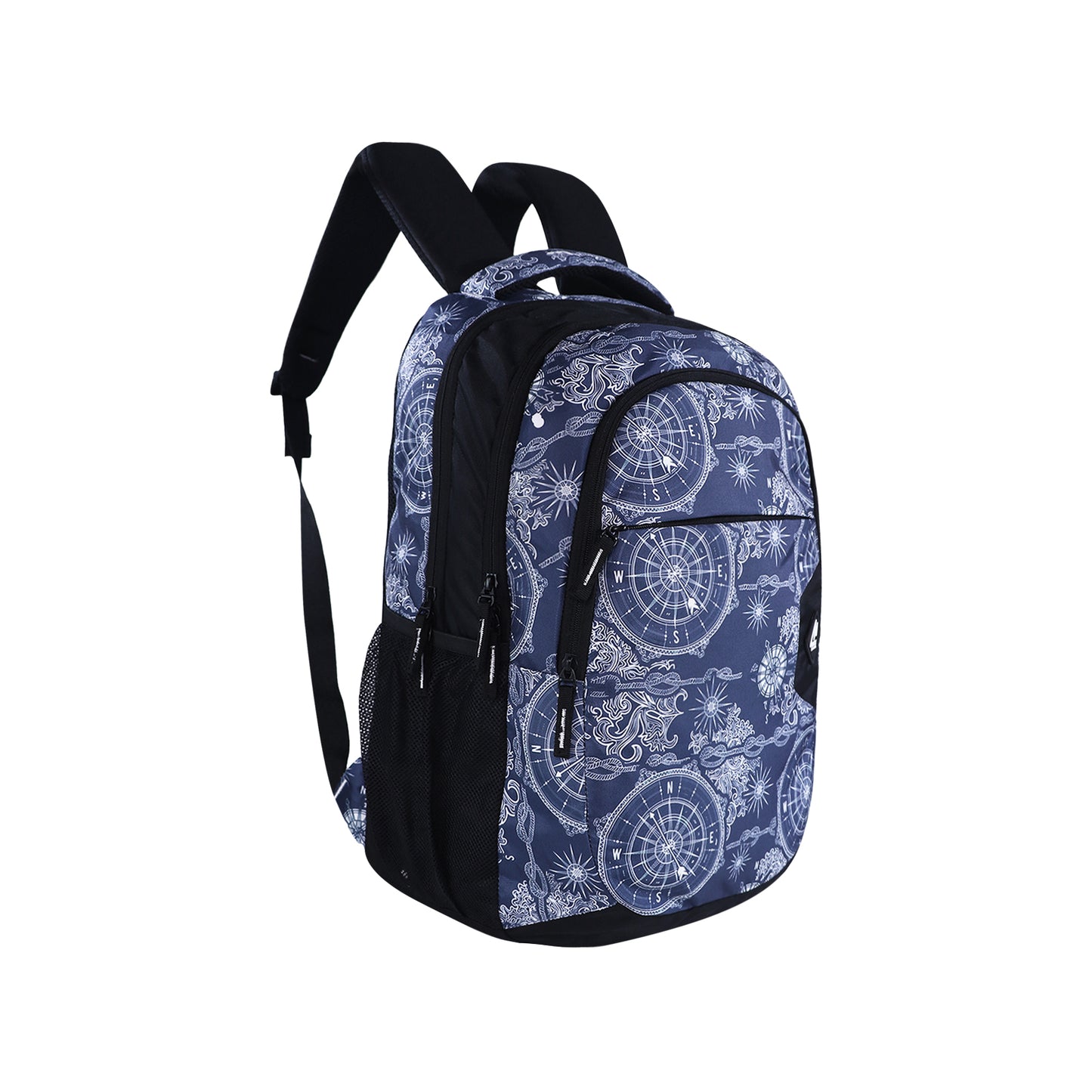 Mike Splendid 29L Laptop Backpack- Navy Blue & Black