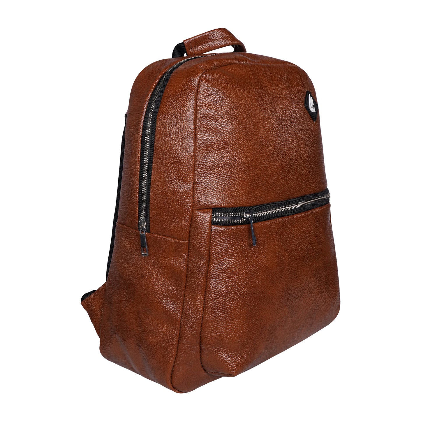 Mike Regent Leather Backpack - Tan
