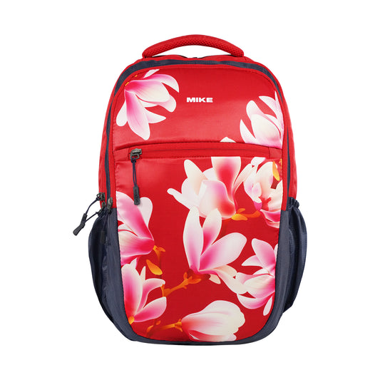 Mike Super Bee Backpack - Red | 32L School Bag for Kids