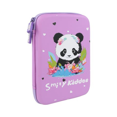 Image of Smily Kiddos Single Compartment Eva Pencil Baby Panda - Purple