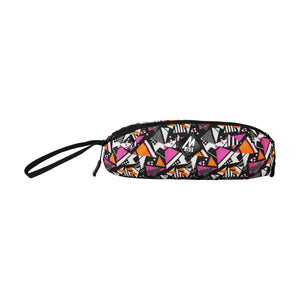 Mike Pencil Pouch -Orange & Pink