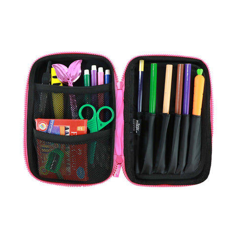 Image of Smily Kiddos Single Compartment Eva Pencil Unicorn Herd - Pink