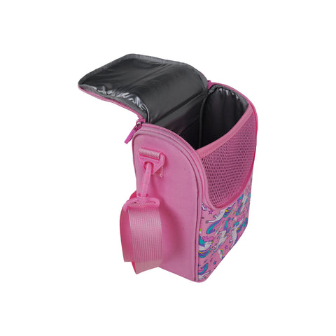 Image of Sky Unicorn Strap Lunch Bag V3 | Lunch Bag for Kids | Durable, Spacious & Trendy Pink