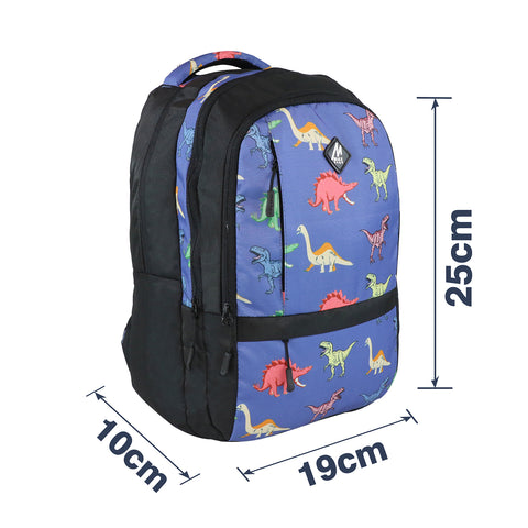 Mike Rage Dino Backpack- Blue