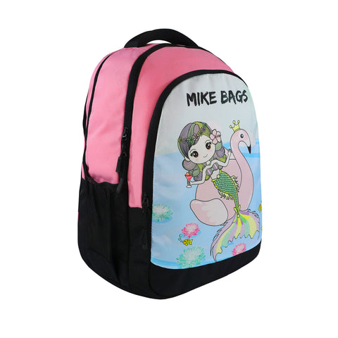 Mike Junior Backpack Mermaid Flamingo - Light Pink
