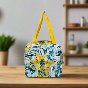 Mike Milano Lunch Bag-Yellow & Green