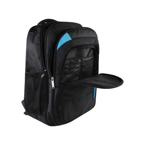 Image of Mike Prestige Backpack - Black & T Blue