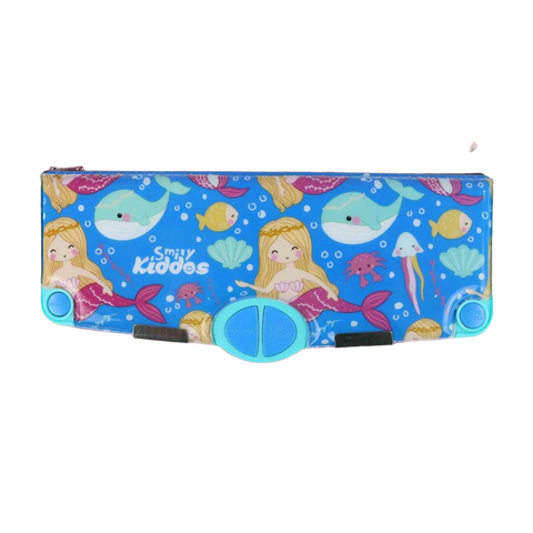 Image of Smily Kiddos Pop Out Pencil box  Mermaid Theme - Blue
