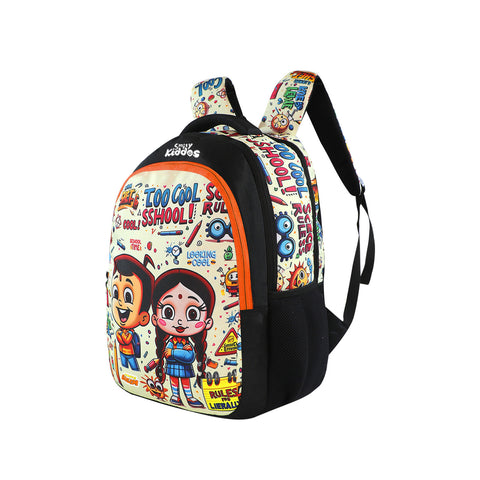 Image of Smily Kiddos - Licensed Chhota Bheem Junior Backpack Too Cool III - Orange