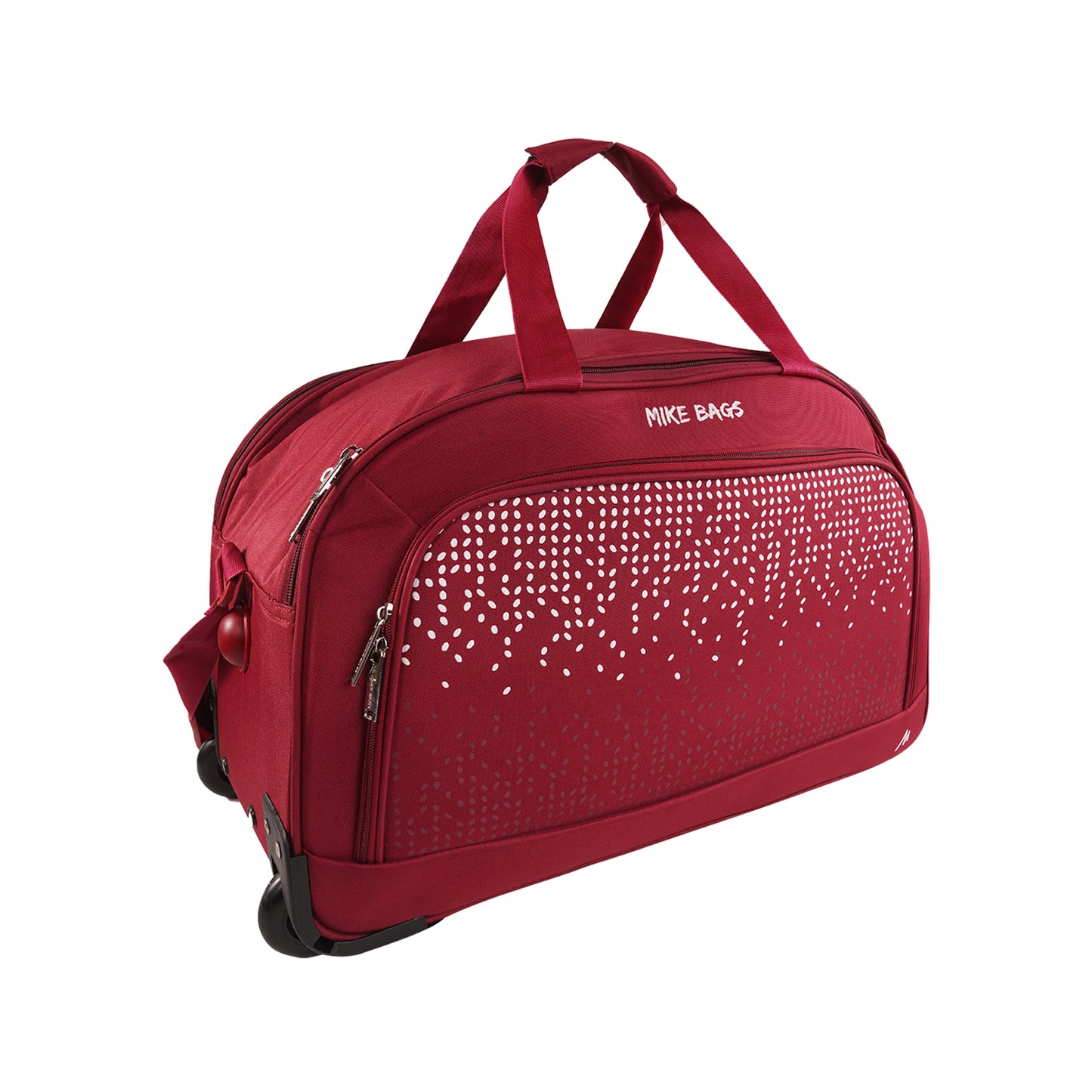 Mike Titan Aluminium Duffle Trolley Bag 24" -Maroon