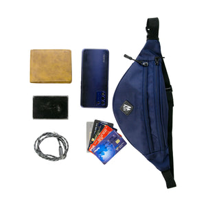 Mike Urban Utility Waist Pouch-N Blue