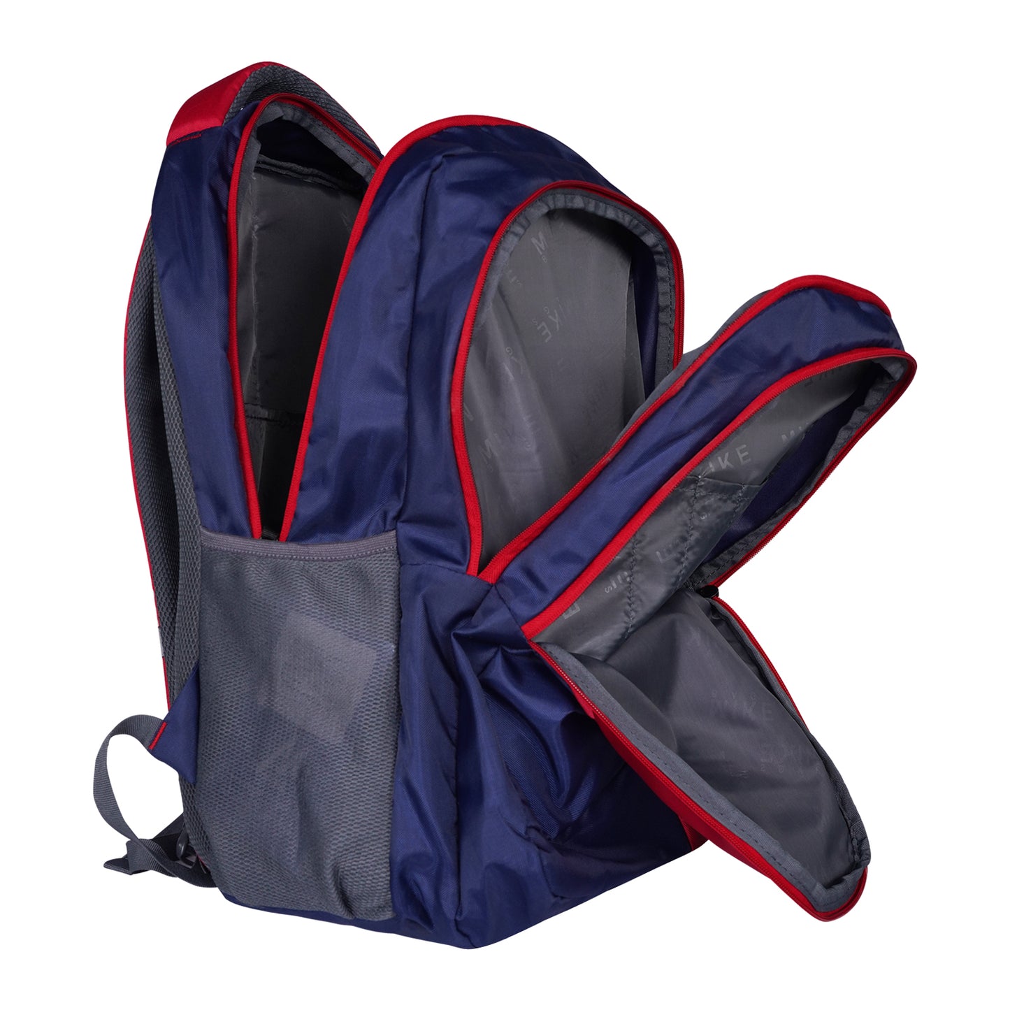 Mike Flexa Backpack - Navy Blue & Red