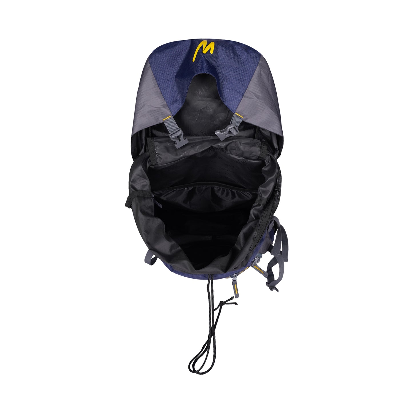 Mike 42L Mountain Peak Trekking Backpack - Navy Blue & Grey