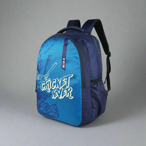 Mike Active Backpack Cricket Theme  - Navy Blue