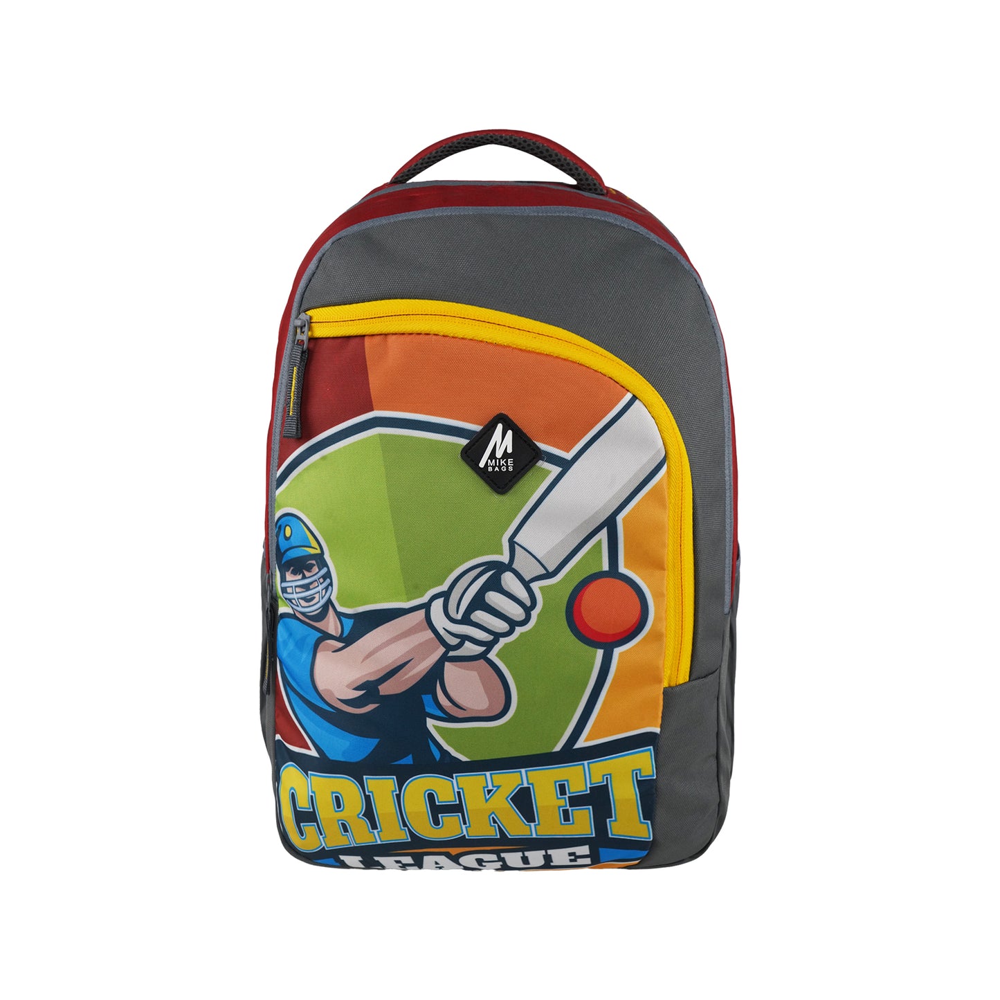 Mike Spark School Backpack - Cricket Theme