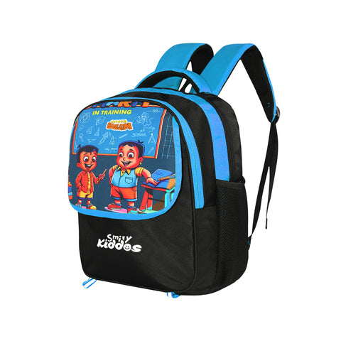 Image of Smily Kiddos - Licensed Chhota Bheem Preschool Backpack III - Blue