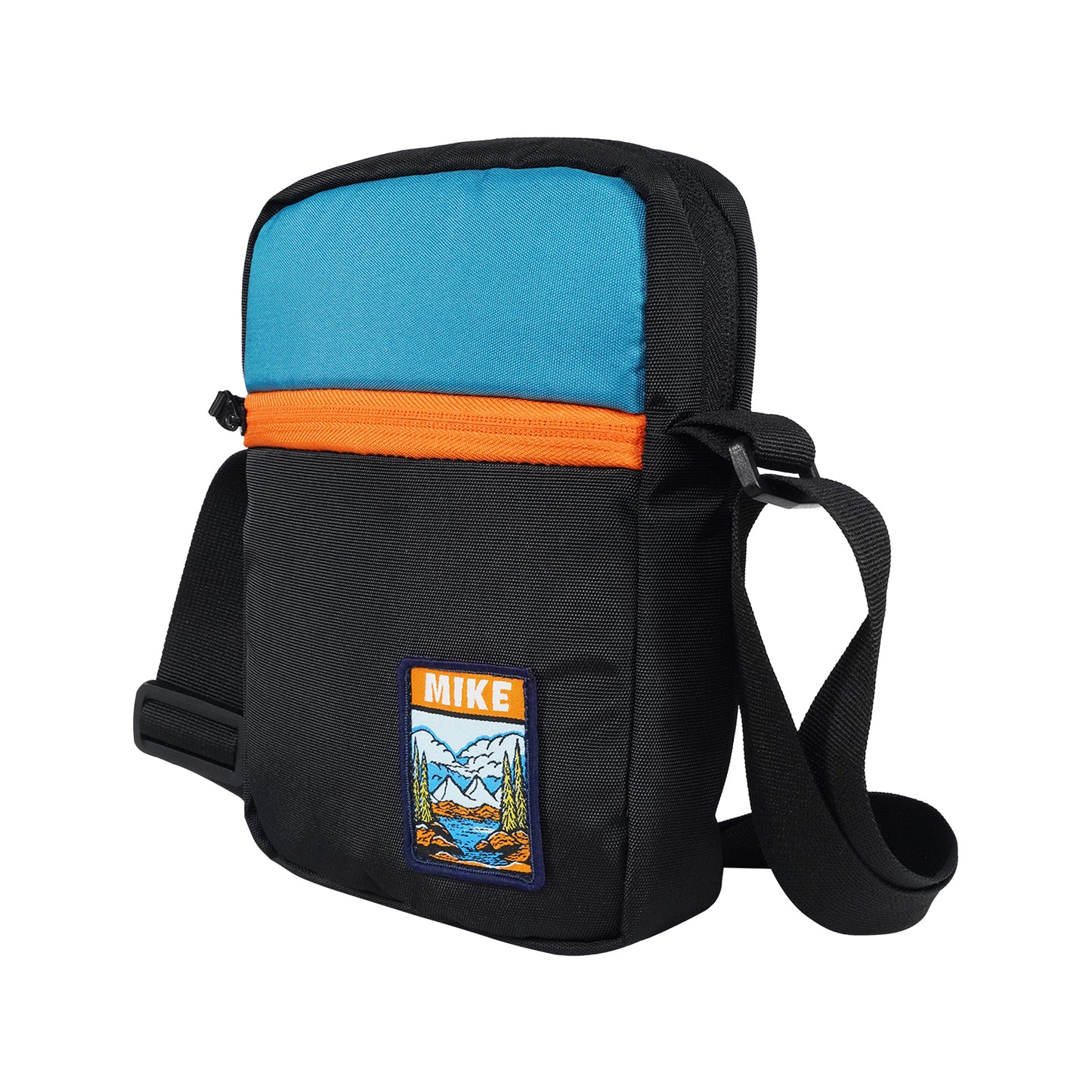 Mike Spectrum Sling Bag- Indigo & Orange