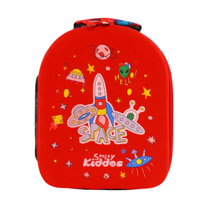 Smily Kiddos Eva Lunch Bag Space Theme Red