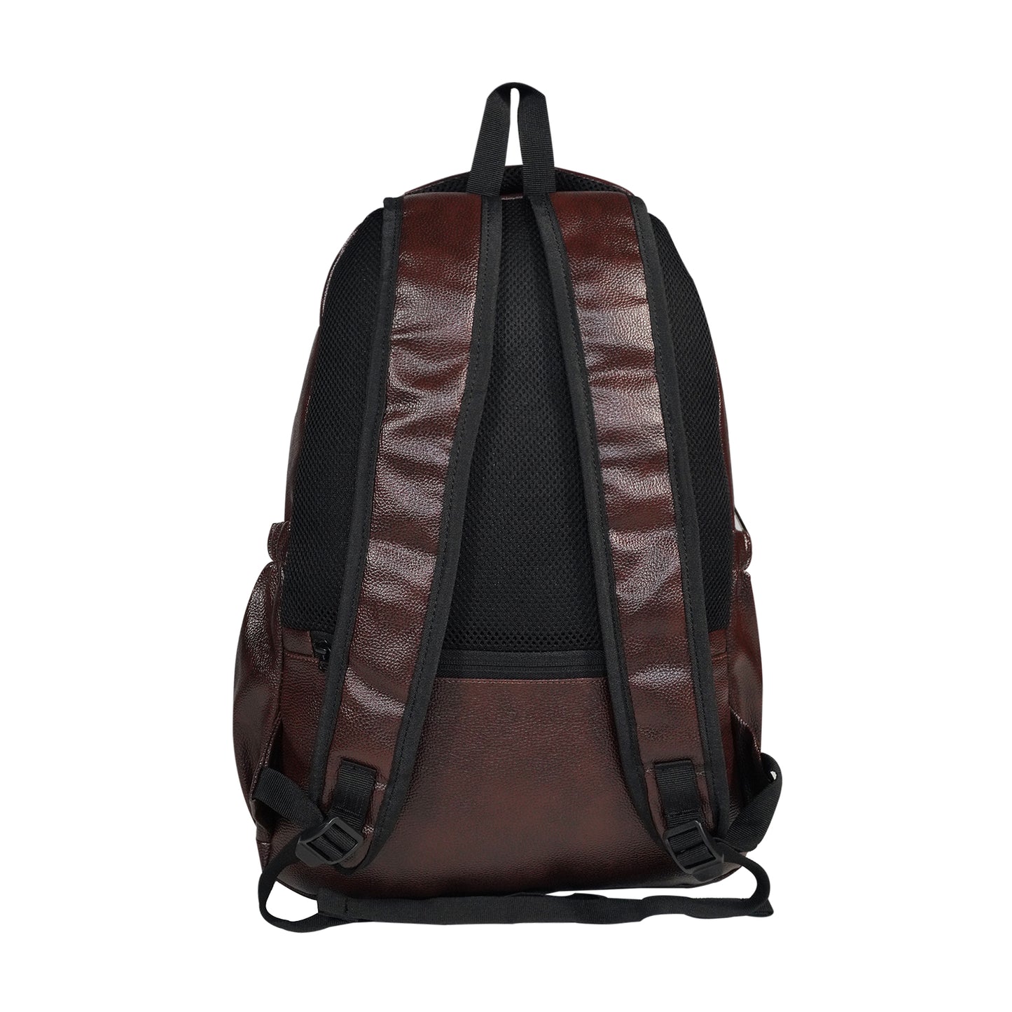 Mike Ember Leather Laptop Backpack - Brown