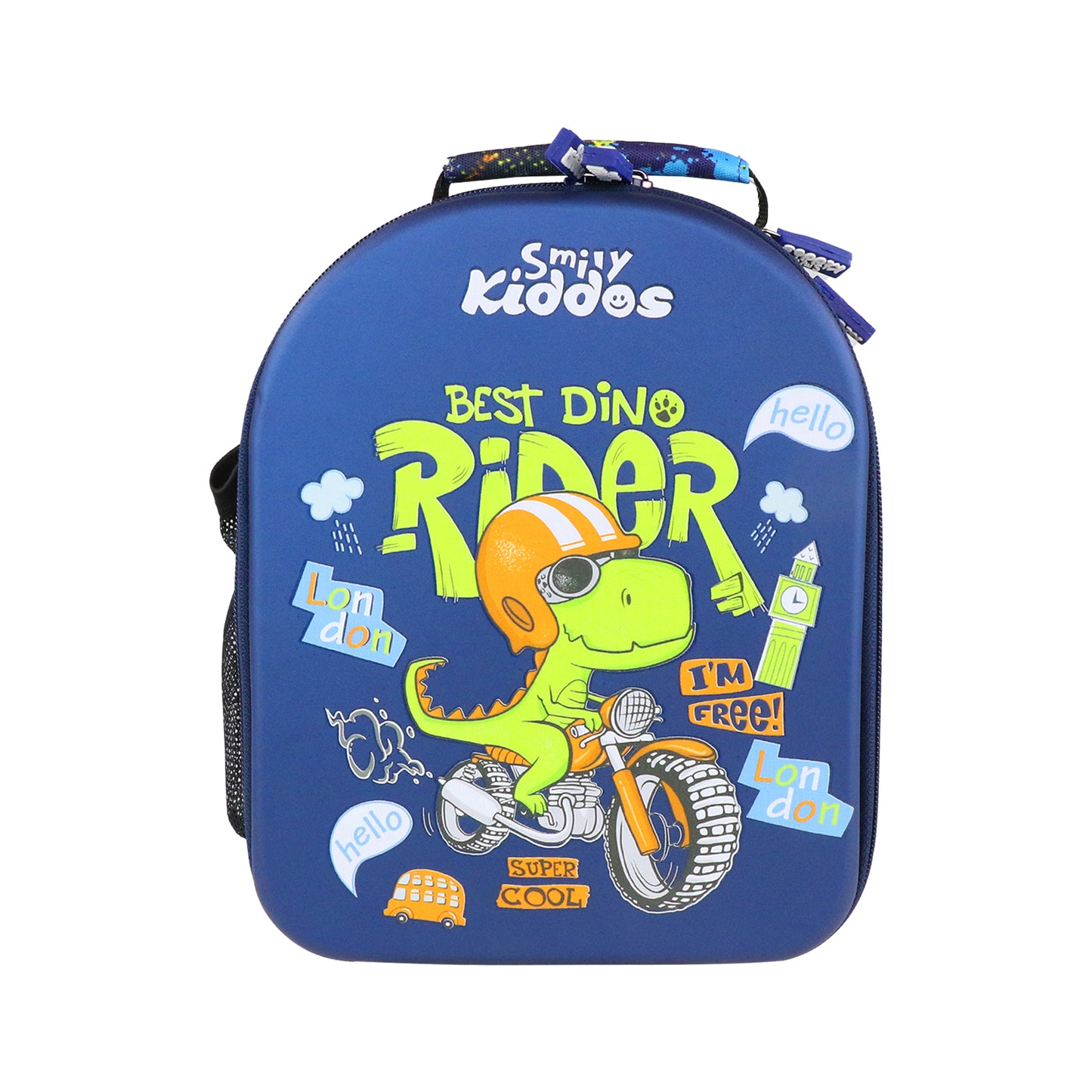 Smily Kiddos Eva Pre School Backpack Rider Dino - Blue