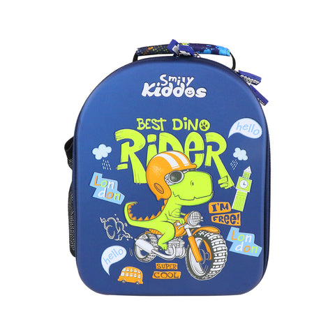 Image of Smily Kiddos Eva Pre School Backpack Rider Dino - Blue