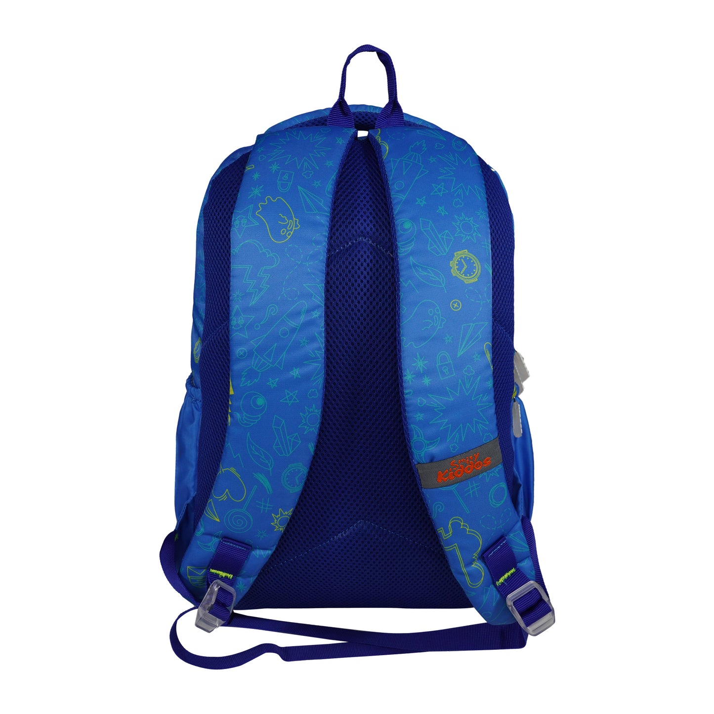 Smily Kiddos Coco Backpack Royal Blue | Stylish & Lightweight School Bag for Kids (16x12x9) (Copy)