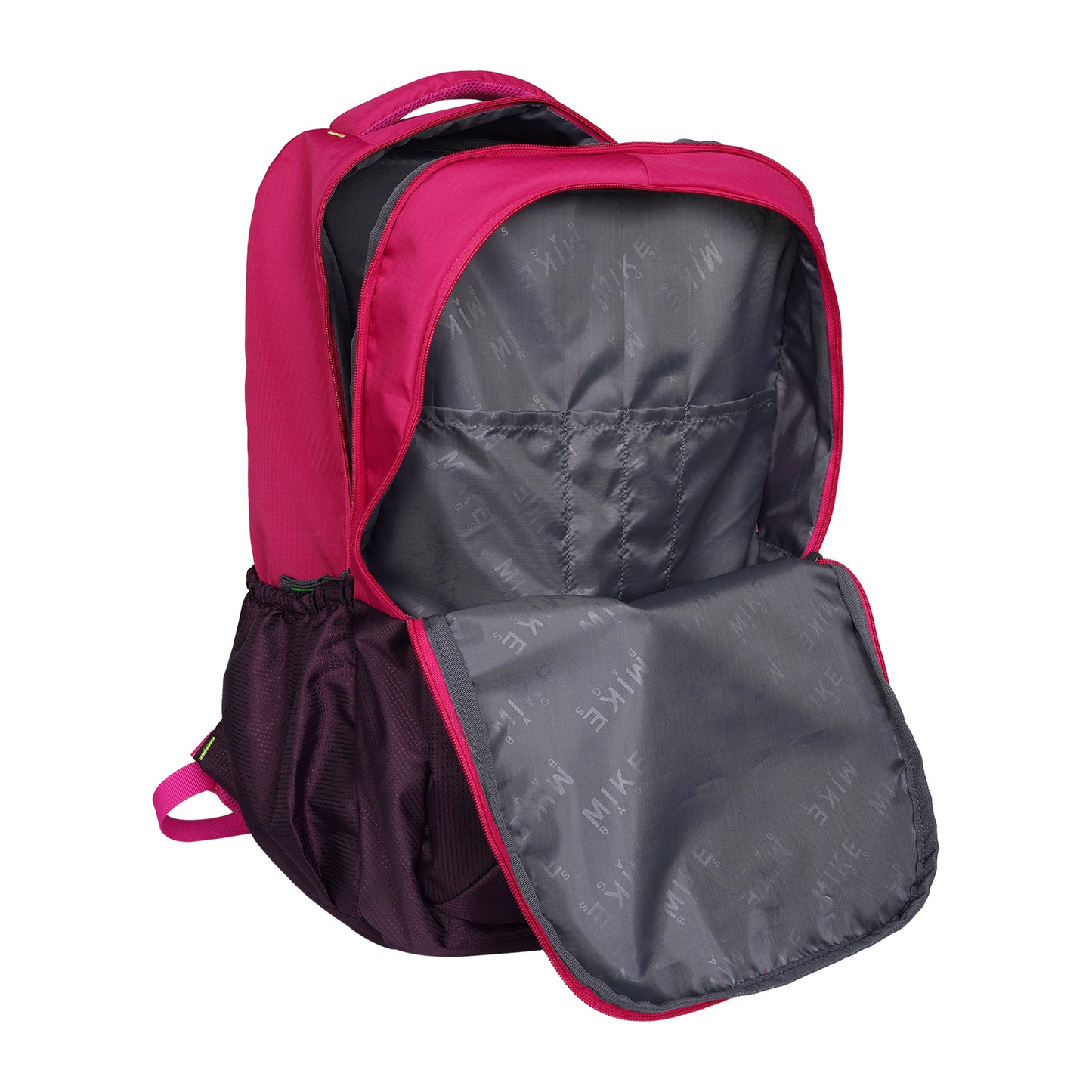 Mike Flora Backpack - Pink | 48L School Bag with Rain Cover