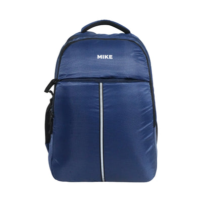 Mike Virgo Laptop Backpack - Navy Blue