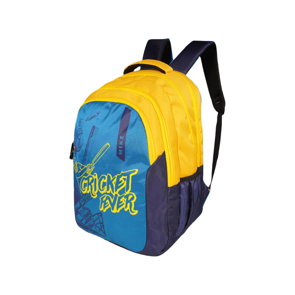 Mike 36L Champion Backpack Cricket Theme - Yellow