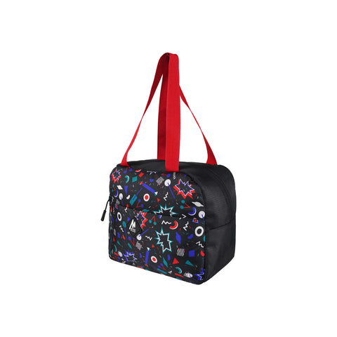 Image of Mike Milano Lunch Bag-Black & Red