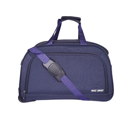 Mike Oxford Lite Duffle Trolley Bag Set of 3 - Blue