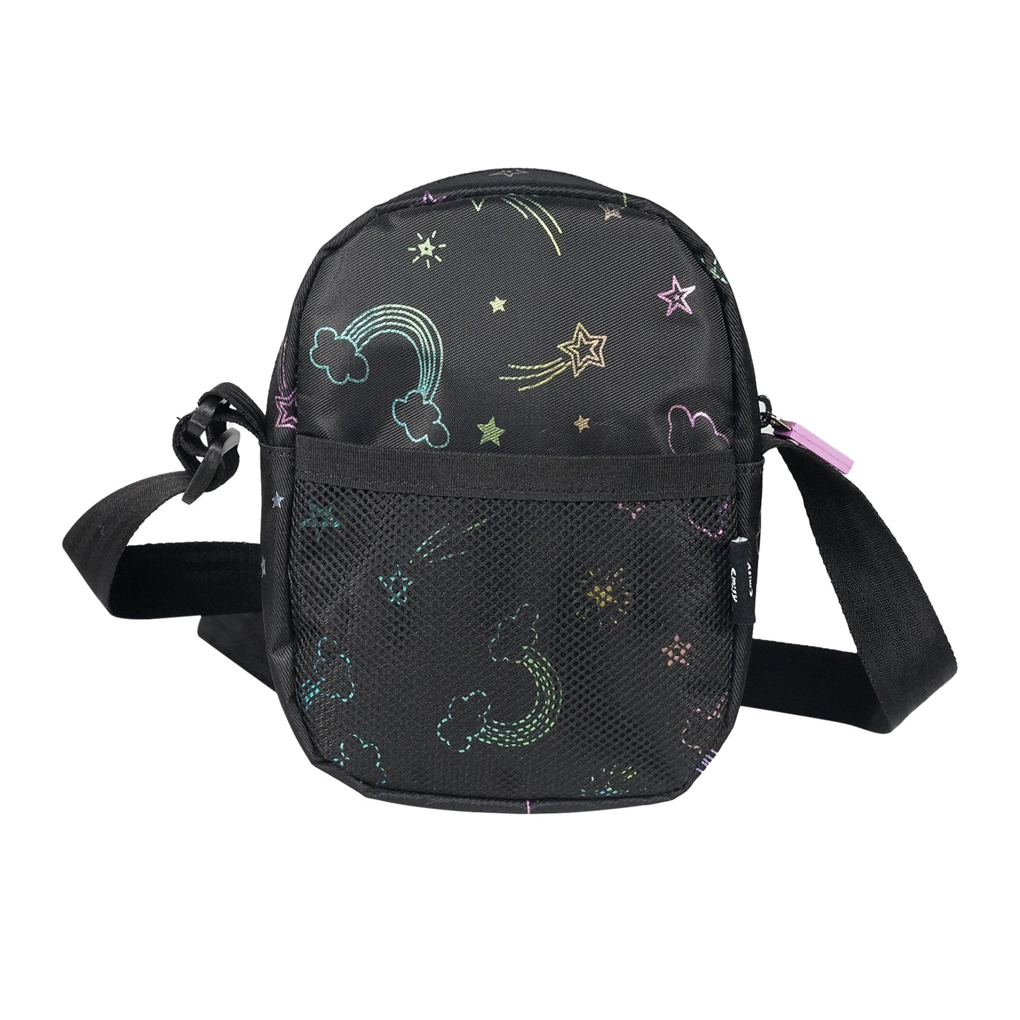 Stary Pop Sling Bag -Black