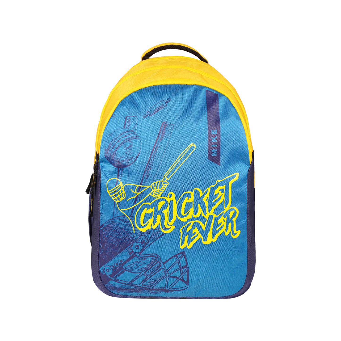 Mike 36L Champion Backpack Cricket Theme - Yellow