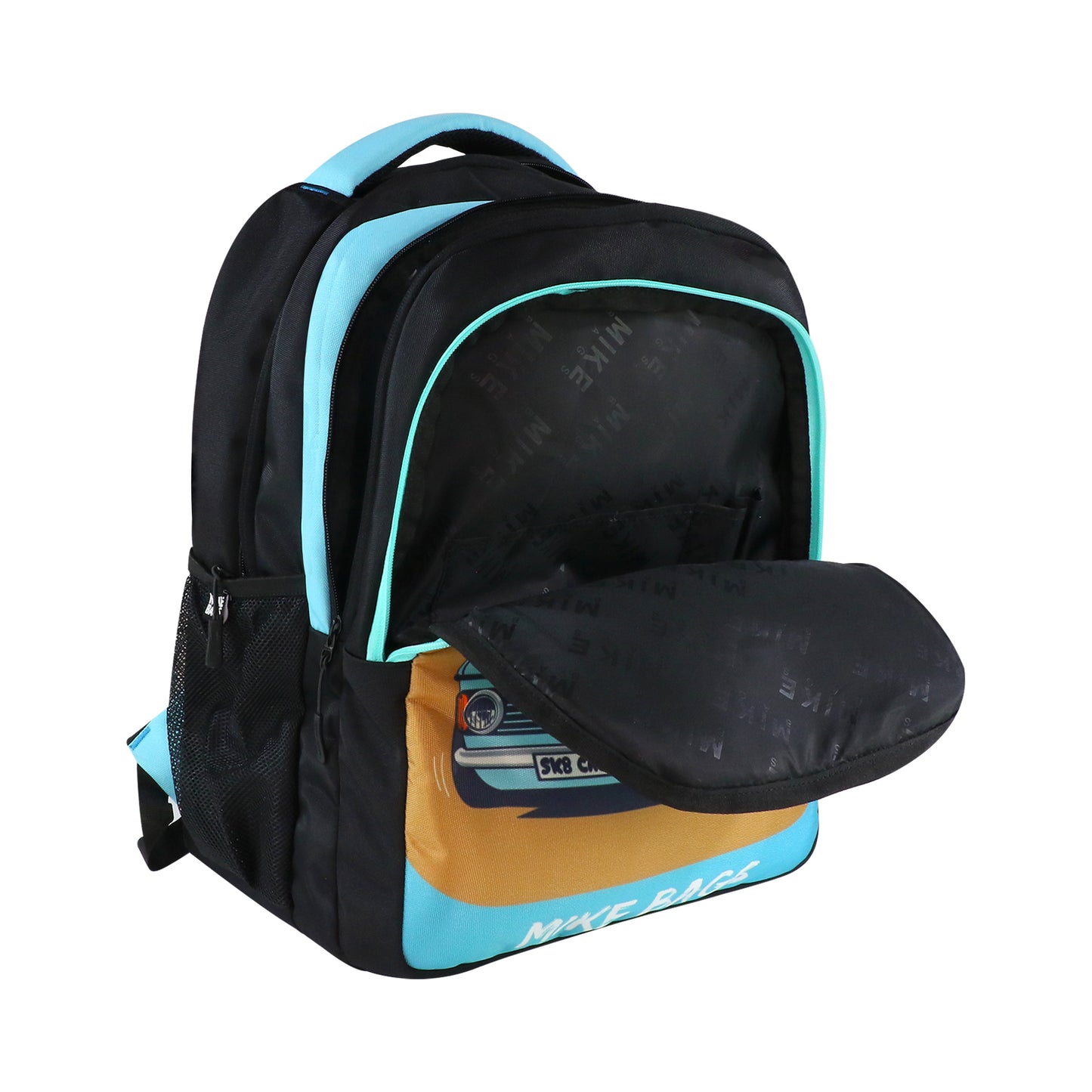 Mike Junior 15L Racing Monster School Backpack for Boys