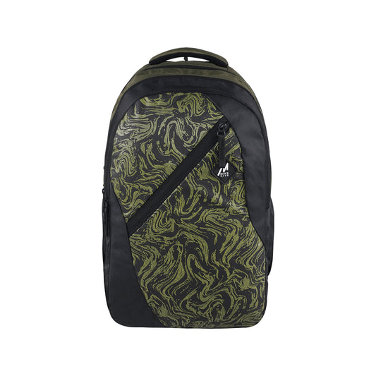Mike Aero Laptop Backpack - Olive Green & Black