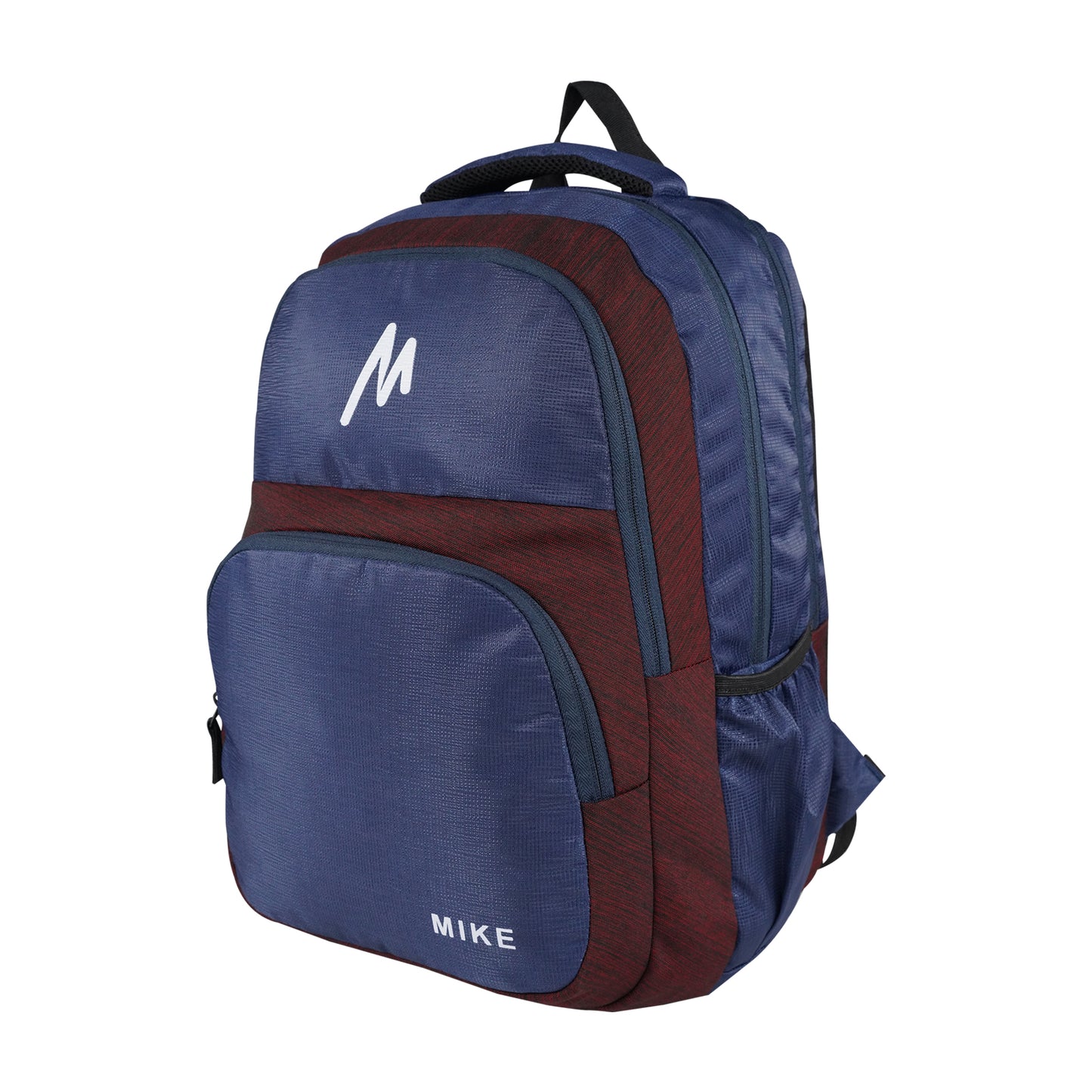 Mike Versa Backpack - Navy Blue & Maroon