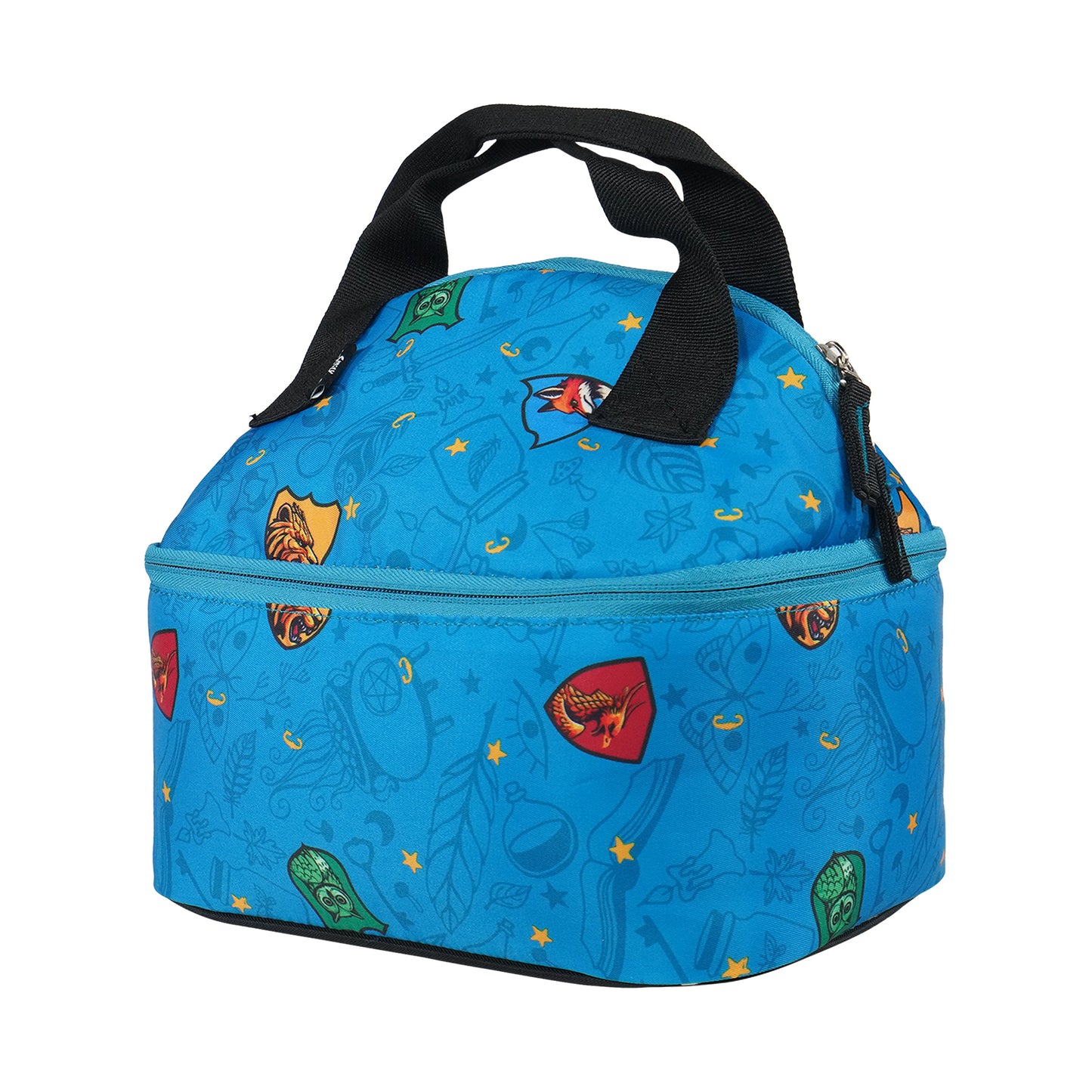 Smily Kiddos Double Decker Lunch Bag Wizard Theme - Blue