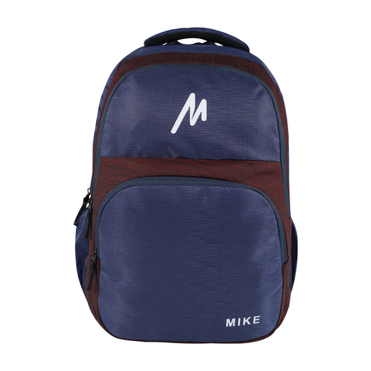 Mike Versa Backpack - Navy Blue & Maroon