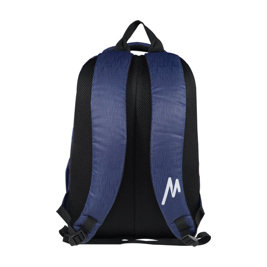 Mike Versa Backpack - Navy Blue & Maroon
