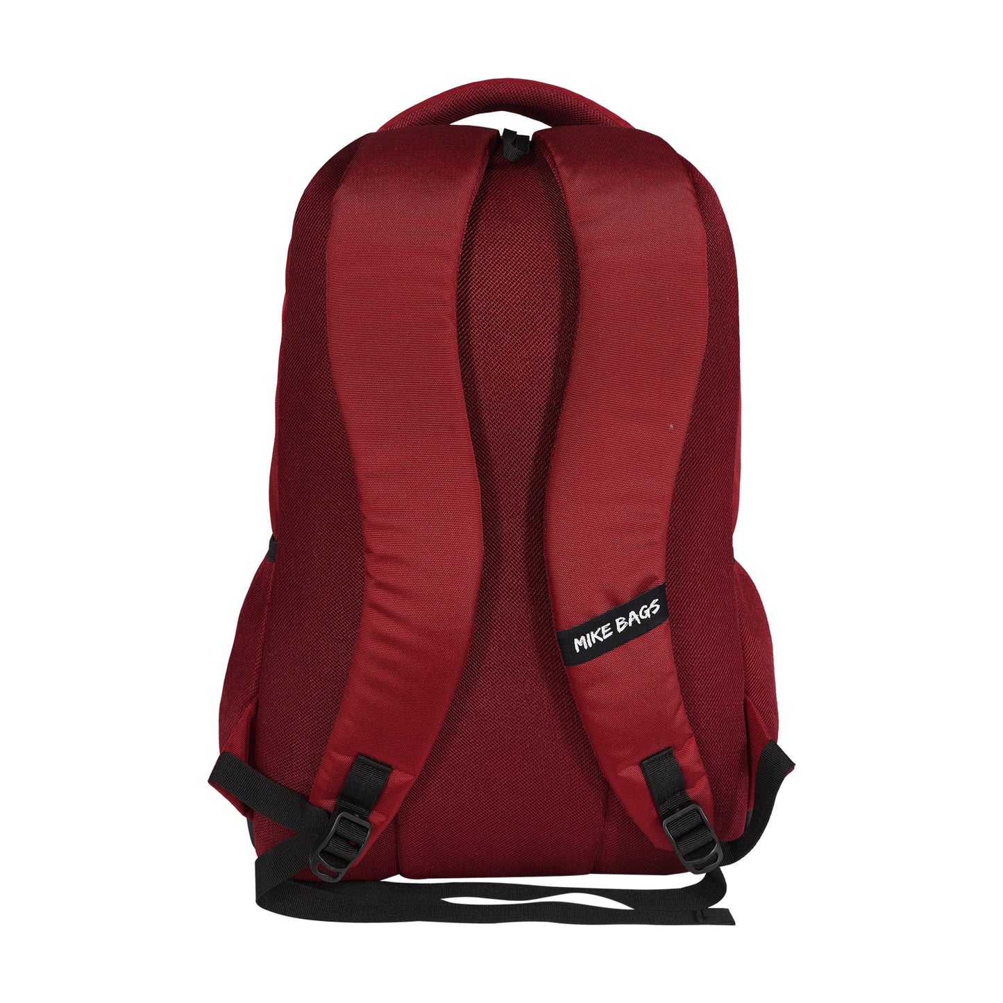 Mike Carryo Laptop Backpack - Black & Maroon
