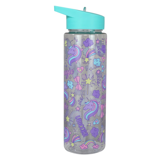 Smily kiddos Sipper Bottle 750 ml - Unicorn Theme | Sea Green
