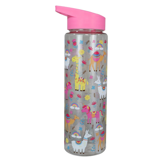 Smily kiddos Sipper Bottle 750 ml - Lama Theme | Pink
