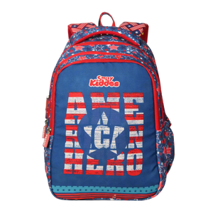 Smily kiddos American Hero Blue Backpack