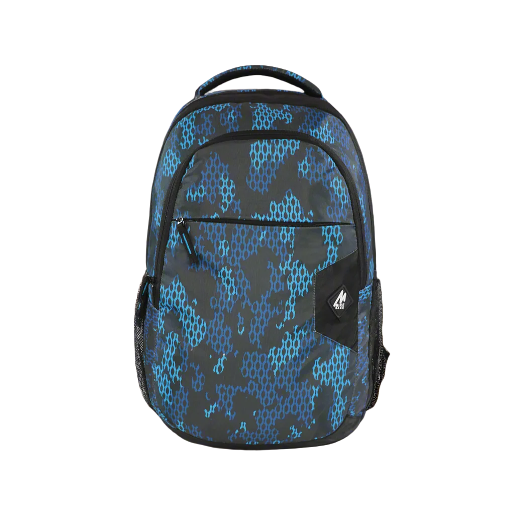Mike Booster 29L Laptop Backpack - Camo Print Blue