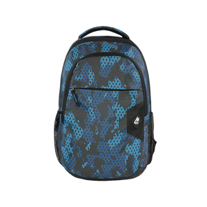 Mike Booster Laptop Backpack-Camo Print Blue