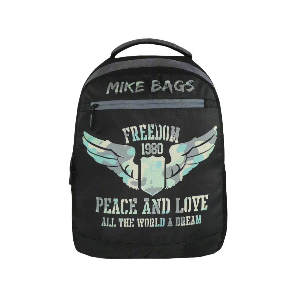 Mike Slate 26L School Backpack for Boys & Girls - Black