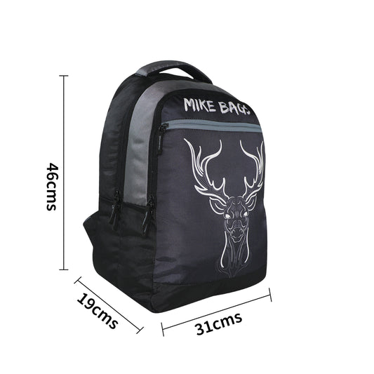 Mike Swiddle 27L School Backpack for Boys - Black