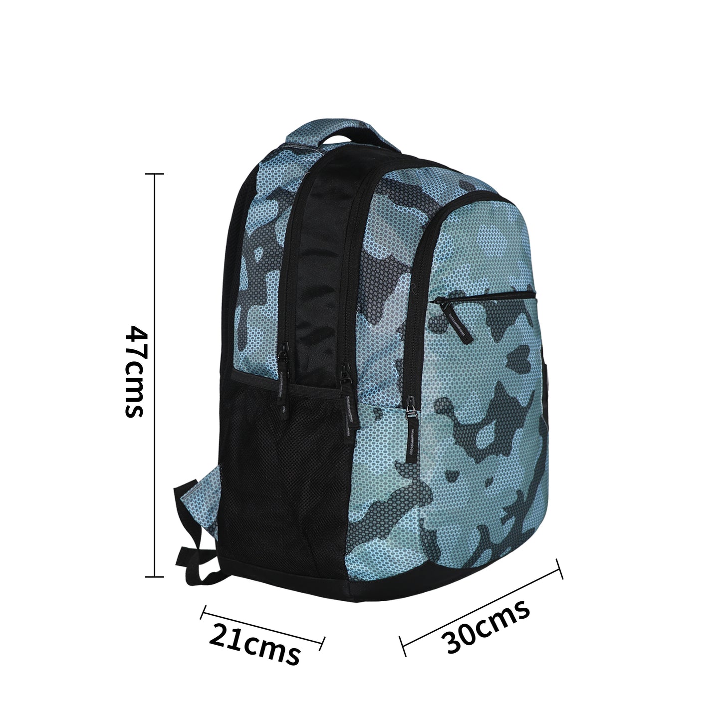 Mike Booster 29L Laptop Backpack- Camo Print Black